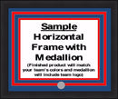 MLB Baseball Photo Picture Frame Kit - Kansas City Royals (Blue Matting, Gray Trim) by Dynasty Sports & Framing