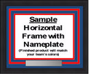 NHL Hockey Photo Picture Frame Kit - Anaheim Ducks (Black Matting, Gold Trim) by Dynasty Sports & Framing