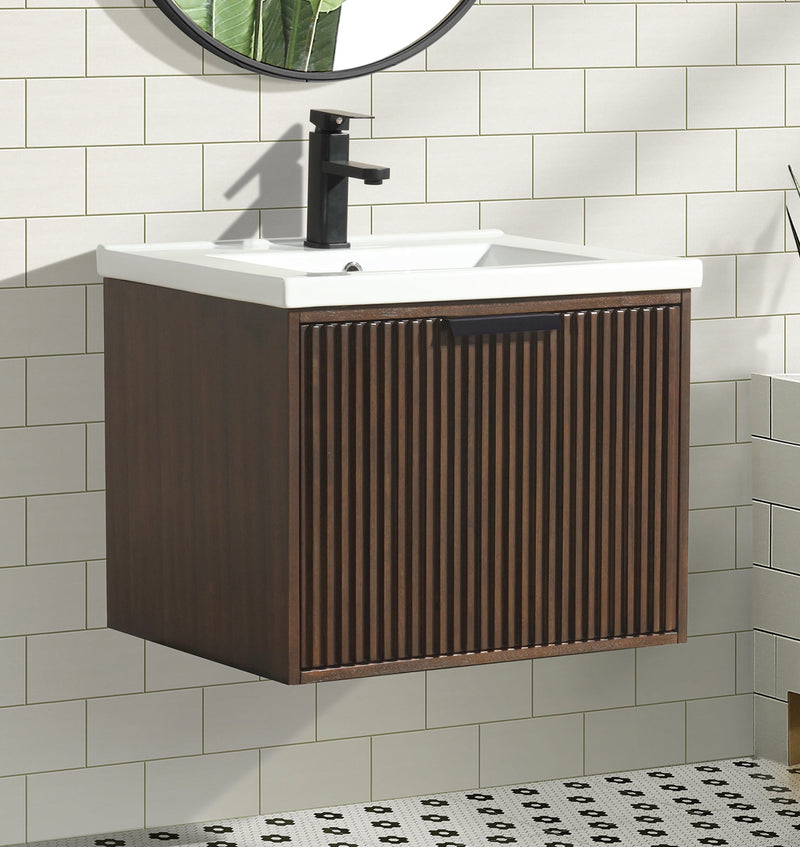 San Diego 24" Bathroom Vanity Walnut