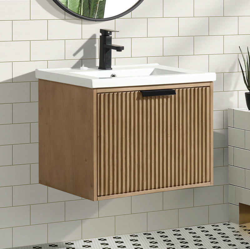 San Diego 24" Bathroom Vanity Weathered Fir