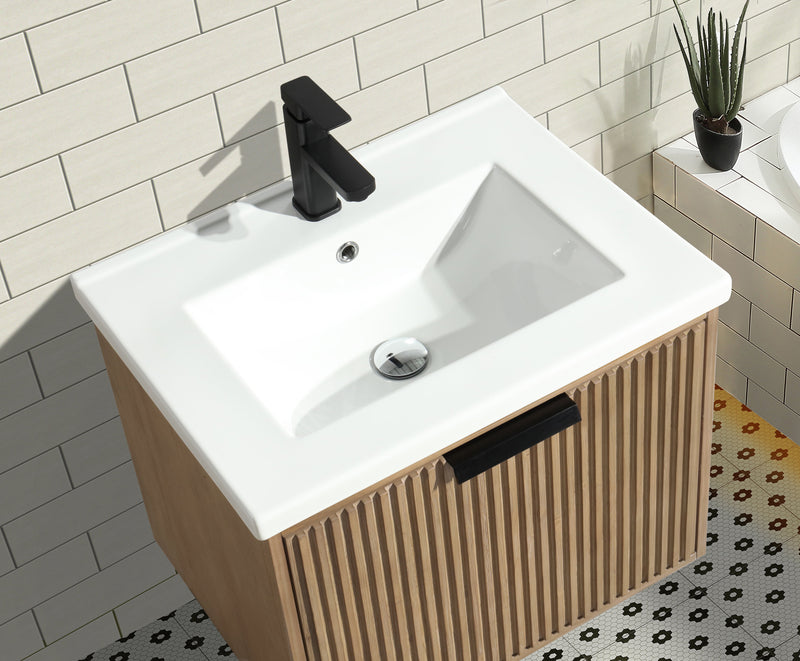 San Diego 24" Bathroom Vanity Weathered Fir