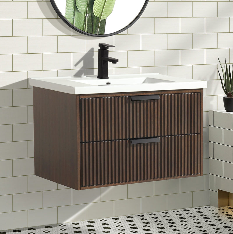 San Diego 30" Bathroom Vanity Walnut