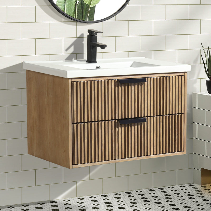 San Diego 30" Bathroom Vanity Weathered Fir