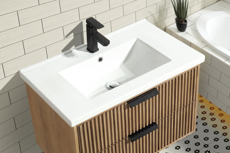 San Diego 30" Bathroom Vanity Weathered Fir