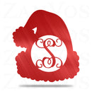 Santa Hat Monogram