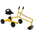 Sand Digger for Kids Sandbox Toy Digger with 2-Handed Controls and Flexible Shovel-Yellow by LJGDeals