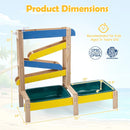 Sand and Water Table for Toddlers with 2 Basins by DirectDeals