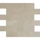 MSI Sande Cream Polished Porcelain Mosaic Wall and Floor Tile 2"x4"
