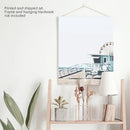 Santa Monica Beach Wall Decor. Lifeguard Tower by Wall Art Set