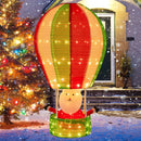 4.5 Feet Christmas Santa Claus with Hot Air Balloon by LJGDeals