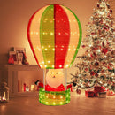4.5 Feet Christmas Santa Claus with Hot Air Balloon by LJGDeals