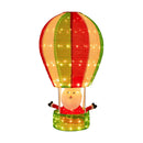 4.5 Feet Christmas Santa Claus with Hot Air Balloon by LJGDeals