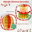 4.5 Feet Christmas Santa Claus with Hot Air Balloon by LJGDeals