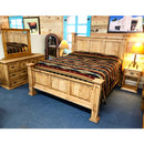 Santa Rita Mexican Pine Rustic Bed | Solid Wood