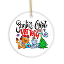 Santa’s Favorite Vet Tech Christmas Ornament, Appreciation Gift for Veterinary Technician