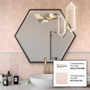 Soft Pink 1x8 Glossy Ceramic Bullnose Tile Trim (10 pack, 0.556 sq ft/case) - Sample