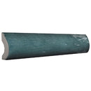 Teal Green 1x8 Glossy Ceramic Bullnose Tile Trim (10 pack, 0.556 sq ft/case)