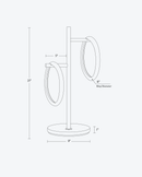 Saturn Table Lamp by Brightech