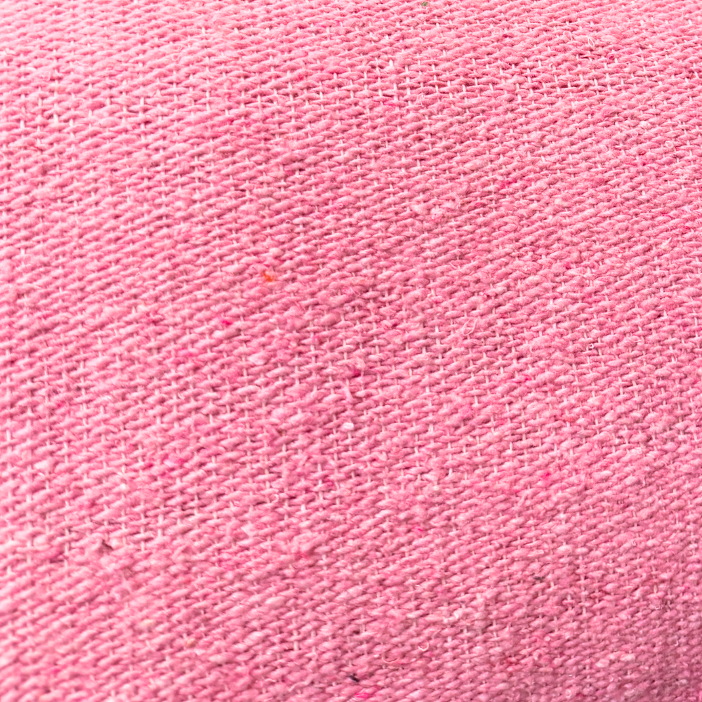 Solid Pink Mexican Blanket, photo 2 of 5
