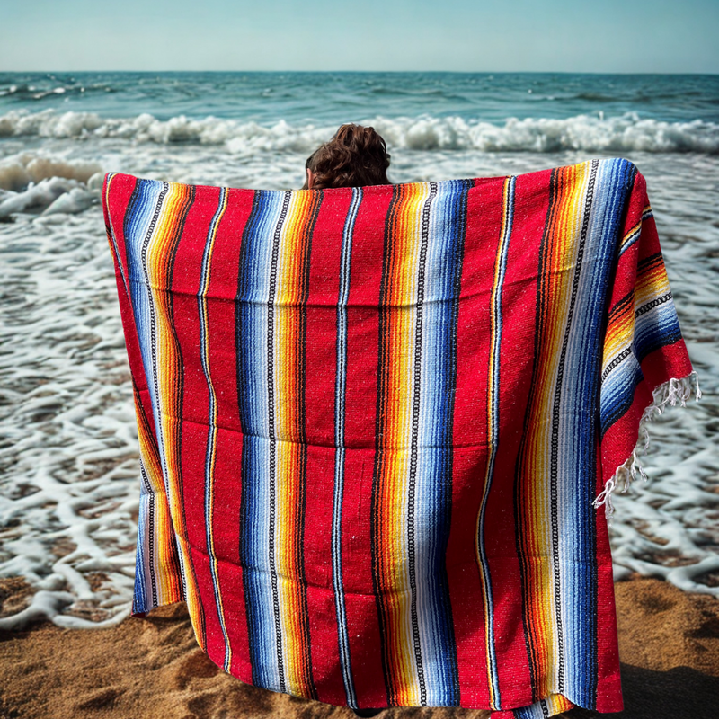 Desert Flame Baja Blanket, photo 3 of 4