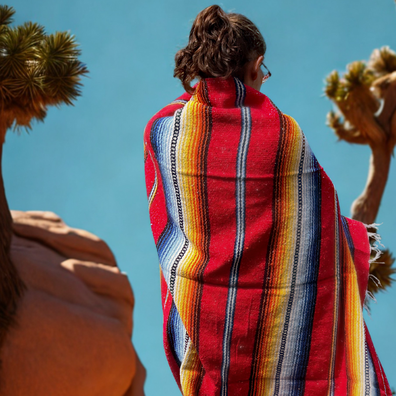 Desert Flame Baja Blanket, photo 2 of 4