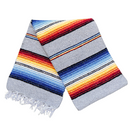 Grey Sol Mexican Blanket