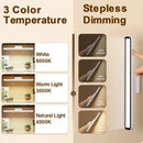 GobekUsa LED Magnetic Desk Lamp Stepless Dimming Cabinet Closet Table Lamp