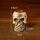 GobekUsa Bone Skeleton Candlestick Holder Halloween Home Decoration