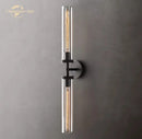 GobekUsa Knurled Linear Glass Sconce LED Wall Lamp for Modern Lighting Décor