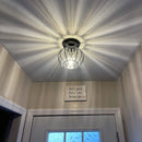 GobekUsa Crystal Ceiling Light Fixture E26 E27 Modern Glod Black Chandelier