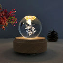 GobekUsa Crystal Ball Music Box: Rotating Light Projection, Birthday & Valentine's Day Gift