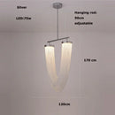 GobekUsa LED Aluminum Ceiling Chandelier Lighting Hanging Lamps for Foyer