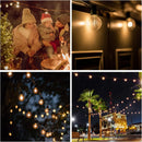 GobekUsa G40 LED Shatterproof Globe Outdoor Patio String Lights