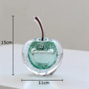 GobekUsa Glass Fruit Sculpture Desk Ornament for Aesthetic Room Decor