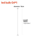 GobekUsa Crystal Ball Nordic LED Chandelier - Modern Staircase Decorative Lighting