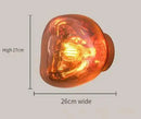 GobekUsa Lava Glass Wall Lamp: Nordic Design for Home Decor, Living Room, Bedroom