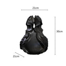 GobekUsa Ceramic Wavy Flower Vase - Home Decoration and Storage Organization