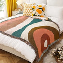 GobekUsa Gothic Thread Double-sided Tapestry Blanket - Versatile Homestay and Outdoor Decoration