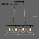 GobekUsa Industrial Rustic Pendant Lights Indoor Lamp for Living Dining Room Home Décor