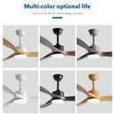 GobekUsa 52" Pure Copper DC Ceiling Fan with Remote Control & LED Light