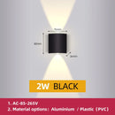 GobekUsa LED Wall Light: Waterproof Indoor Outdoor Decor Lamp for Bedroom Living Room