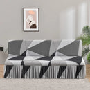 GobekUsa Elastic Armless Futon Sofa Cover Slipcovers