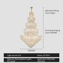 GobekUsa Crystal Chandelier Light: Elegant Postmodern Dining Room & Bedroom Lighting