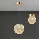 GobekUsa Crystal Gold Ceiling Light for Bedroom Dining Room G9 Bulb