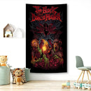GobekUsa Black Dahlia Murder Metal Band Tapestry: Rock Music Poster for Studio Bar