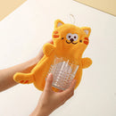 GobekUsa Cartoon Cat Coral Velvet Hand Towels: Soft, Cute, Quick Dry Bath Towels