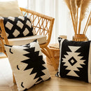 GobekUsa Geometric Embroidered Cushion Cover - Elegant Home Sofa Decoration