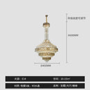 GobekUsa Crystal Chandelier for High-End Designer Duplex Living Room