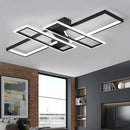 GobekUsa LED Chandeliers with Remote Control - Black Lustre Ceiling Lamp for Home
