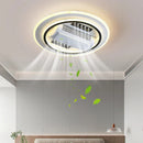 GobekUsa Bladeless LED Ceiling Fan Light: Modern Invisible Fan Lamp for Bedroom & Living Room